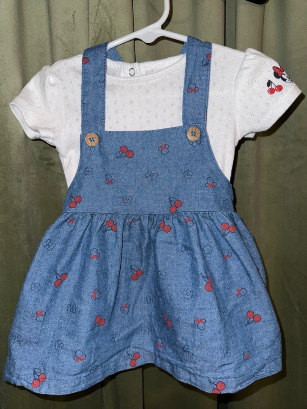 Disney Baby Minnie Denim Dress with Onesie